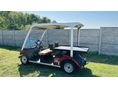 Yamaha G31e elektromos golfkocsi platóval