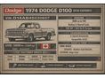 DODGE D 100 1974 - 2