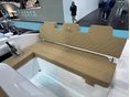 \'L\' shaped back seat with high back rest, super comfortable