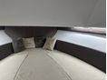 sleeping area in cabin, comfy for 2 adults and 1 child