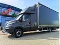 IVECO DAILY 70C18H 15 palettás plató. 1.5 tonnás emelőhátfal. TWIN kabin 2 ággyal