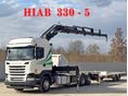 SCANIA R 440 * HIAB 330 - 5 + FUNK + Anhänger! 6x2