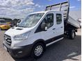 FORD TRANSIT 2.0 TDCi 350 LWB Trend (7 személyes ) 3 oldalra bill.Mo-i első tulaj.2.8m plató..3% lízing