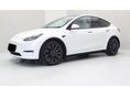 TESLA MODEL Y Performance AWD (Automata) Fehér belső-AMD-Vonóhorog-Téli. nyári kerekek-1 tulajdonos-FSD software!