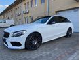 MERCEDES-BENZ C 180 T Led. Bőr. Burmeister. Gyári vonóhorog AMG Line Karambolmentas