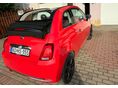 FIAT 500C 1.2 8V Lounge KORALL szín. Új tetőszerkezet+elektronika. ABARTH kerekek