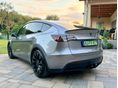TESLA MODEL Y Performance AWD (Automata) Quicksilver. Vonóhorog. FULL garancia. 51e km.. SÉRÜLÉSMENTES!