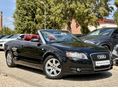 AUDI A4 CABRIO 2.0 PD TDI DPF szép állapot. ülésfűtés. tolatóradar. pohártartó. szervizkönyv. piros bőr belső
