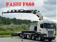 SCANIA R 580 * PLATFORM 8.40m * FASSI F660 + FUNK * 8x4