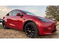 TESLA MODEL Y Long Range AWD (Automata) Tűzpiros metál. Garanciális. LED mátrix. 5 ülésfűtés. Új nyári gumik!