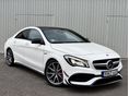 MERCEDES-AMG CLA 45 4Matic 7G-DCT Facelift / Ritka belső / Adaptív tempomat / Friss műszaki / Téli-nyári gumik