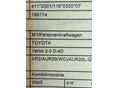 TOYOTA VERSO 2014/6 - 11