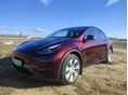TESLA MODEL Y Long Range AWD (Automata) Gyönyörű Midnight Cherry