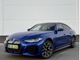 BMW I4 eDrive40 M Sport / Portimao Blau / Merino belső / Friss szerviz / Laser / Összes vez. támogató