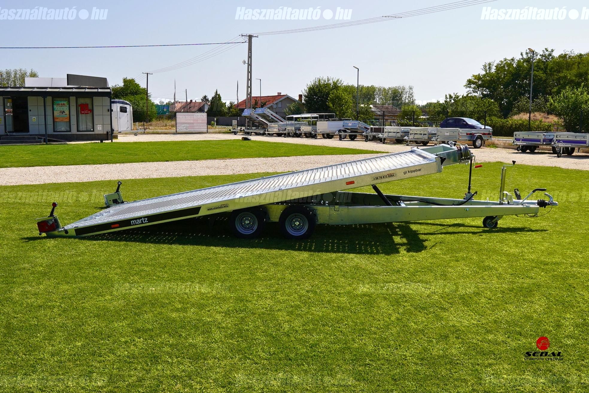 Martz Gt Kippbar 470 autószállító utánfutó - rendszámmal