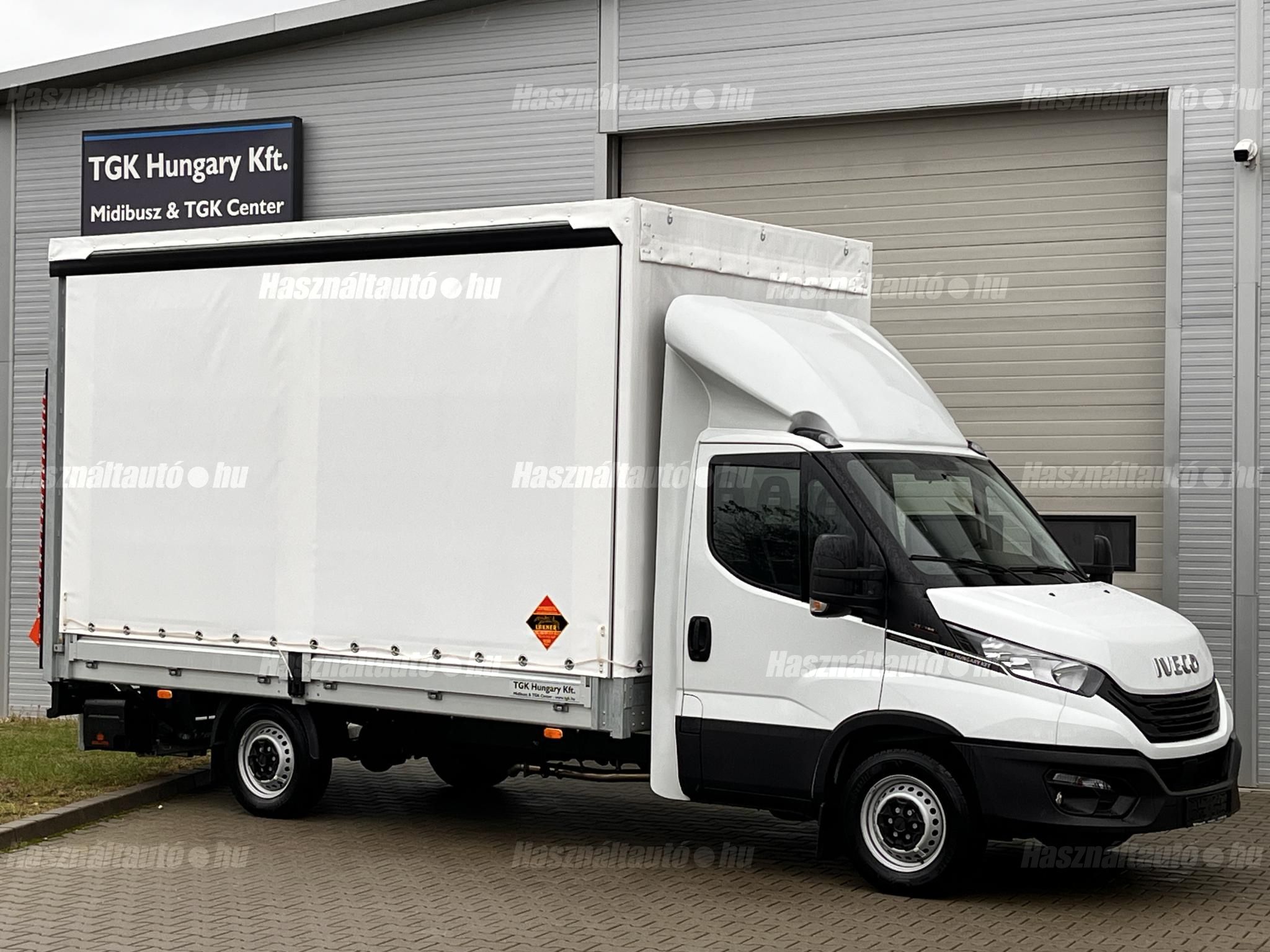 IVECO DAILY 35S18H ÚJ platóponyva + DHollandia emelőhátfal