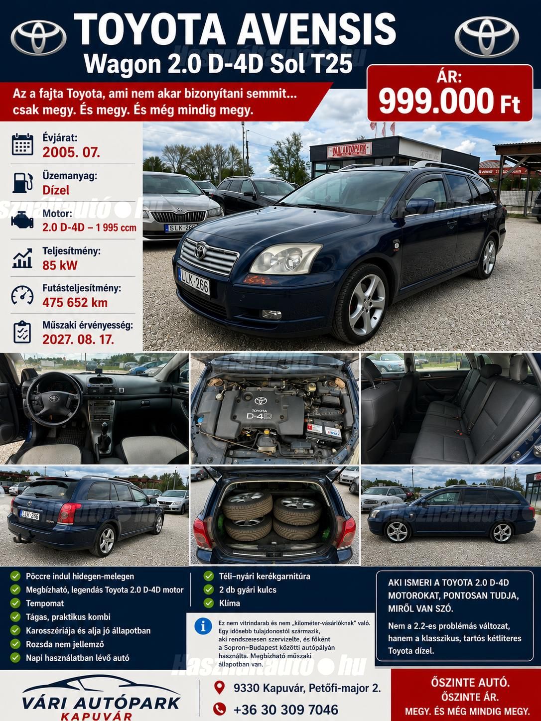 TOYOTA AVENSIS 2005/7 - 1