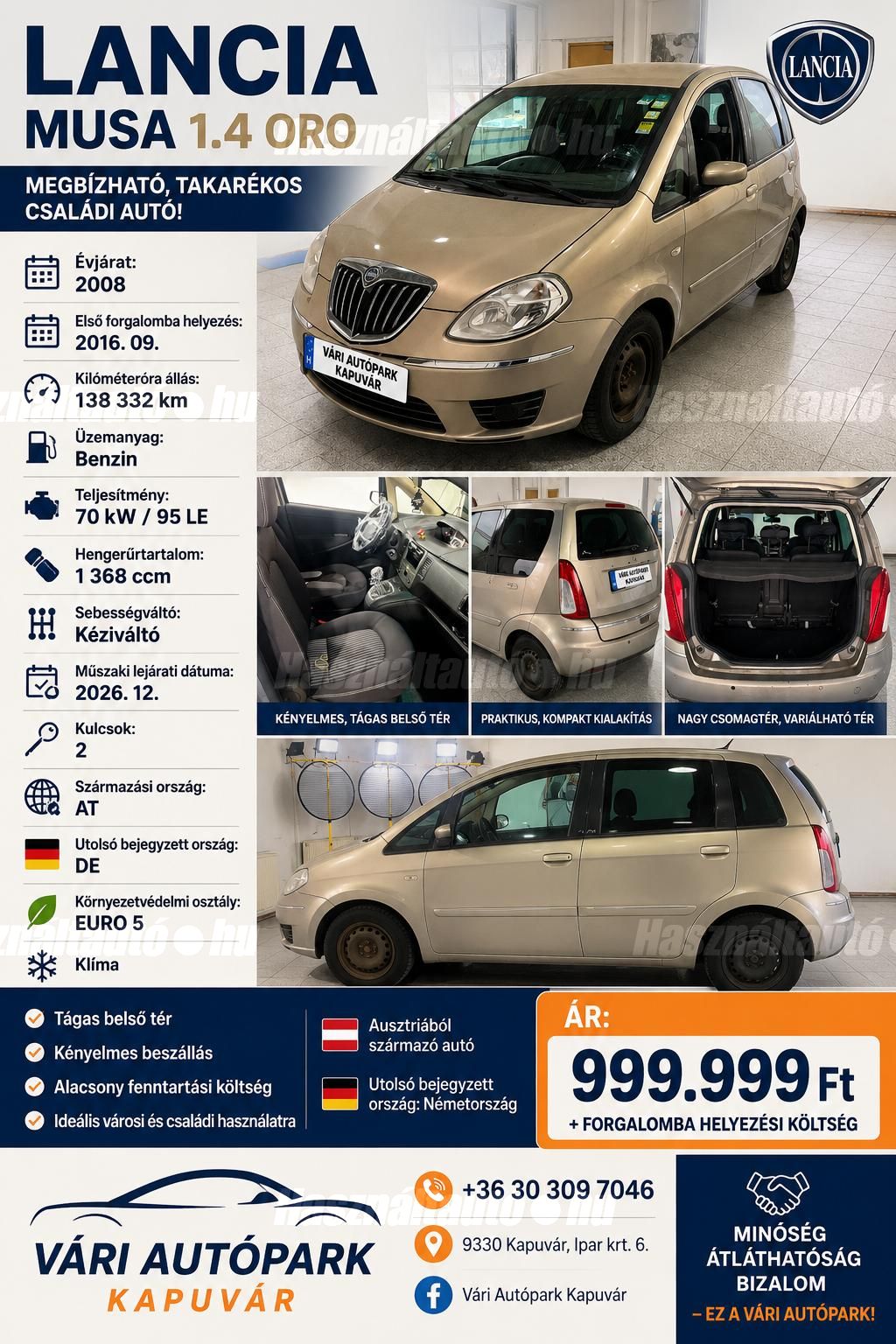 LANCIA MUSA 2008/12 - 1