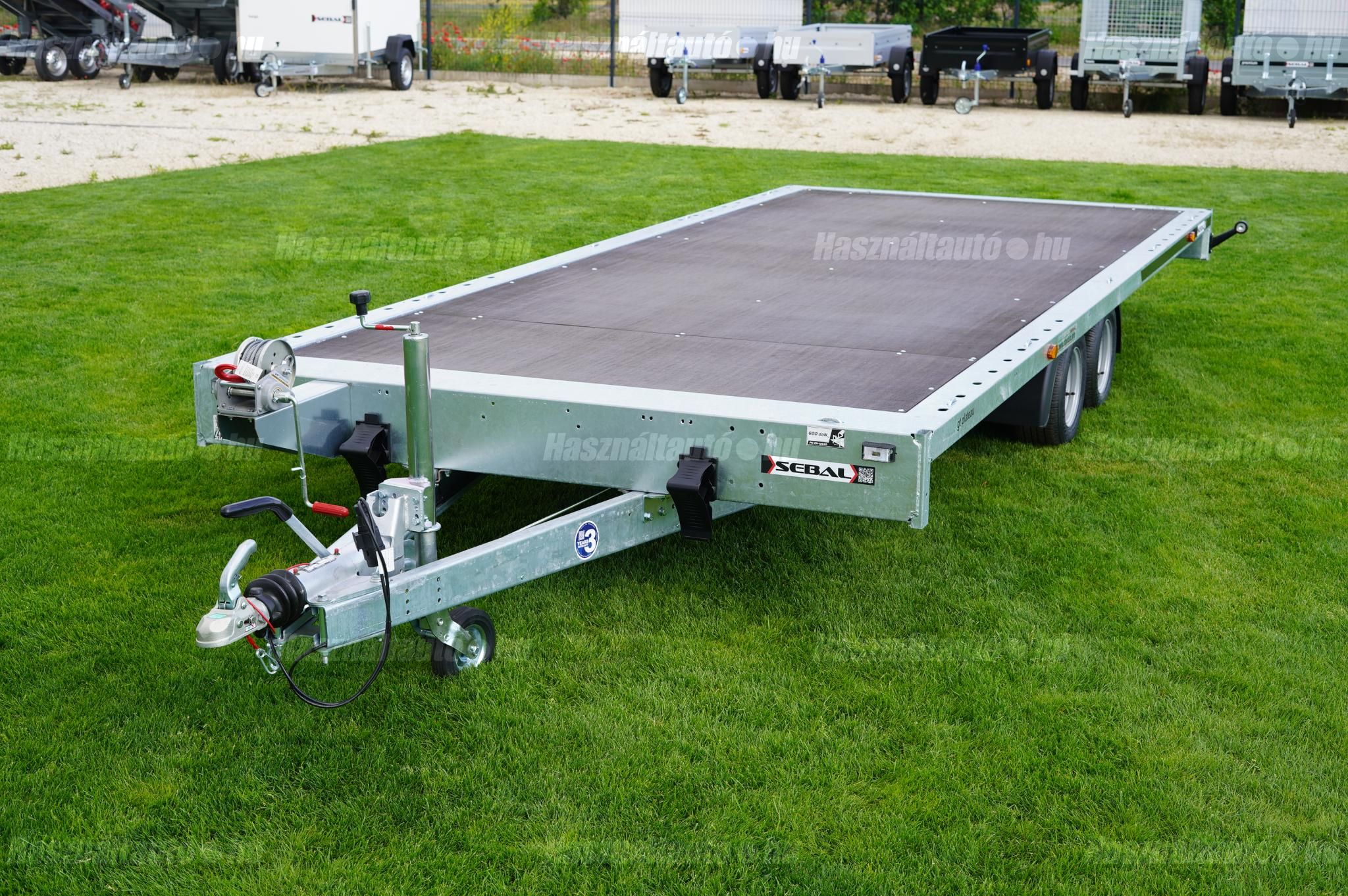 Új Martz GT PLATEAU 500 - 5 méteres (3000 kg) autószállító utánfutó