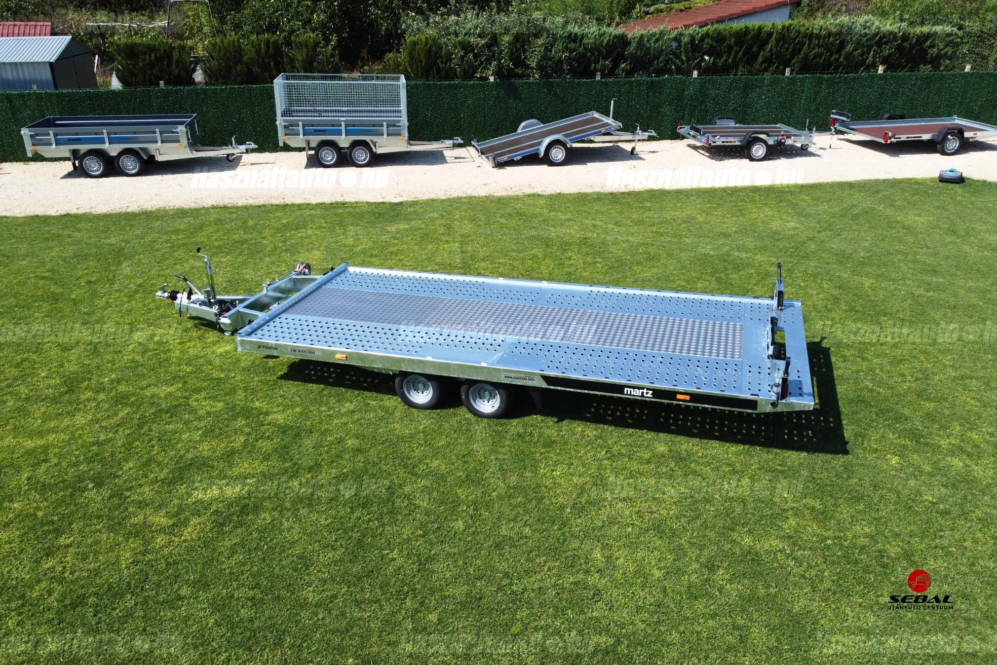 Gt Kippbar 470 autószállító utánfutó (3000kg) bruttó 2.660.000 Ft