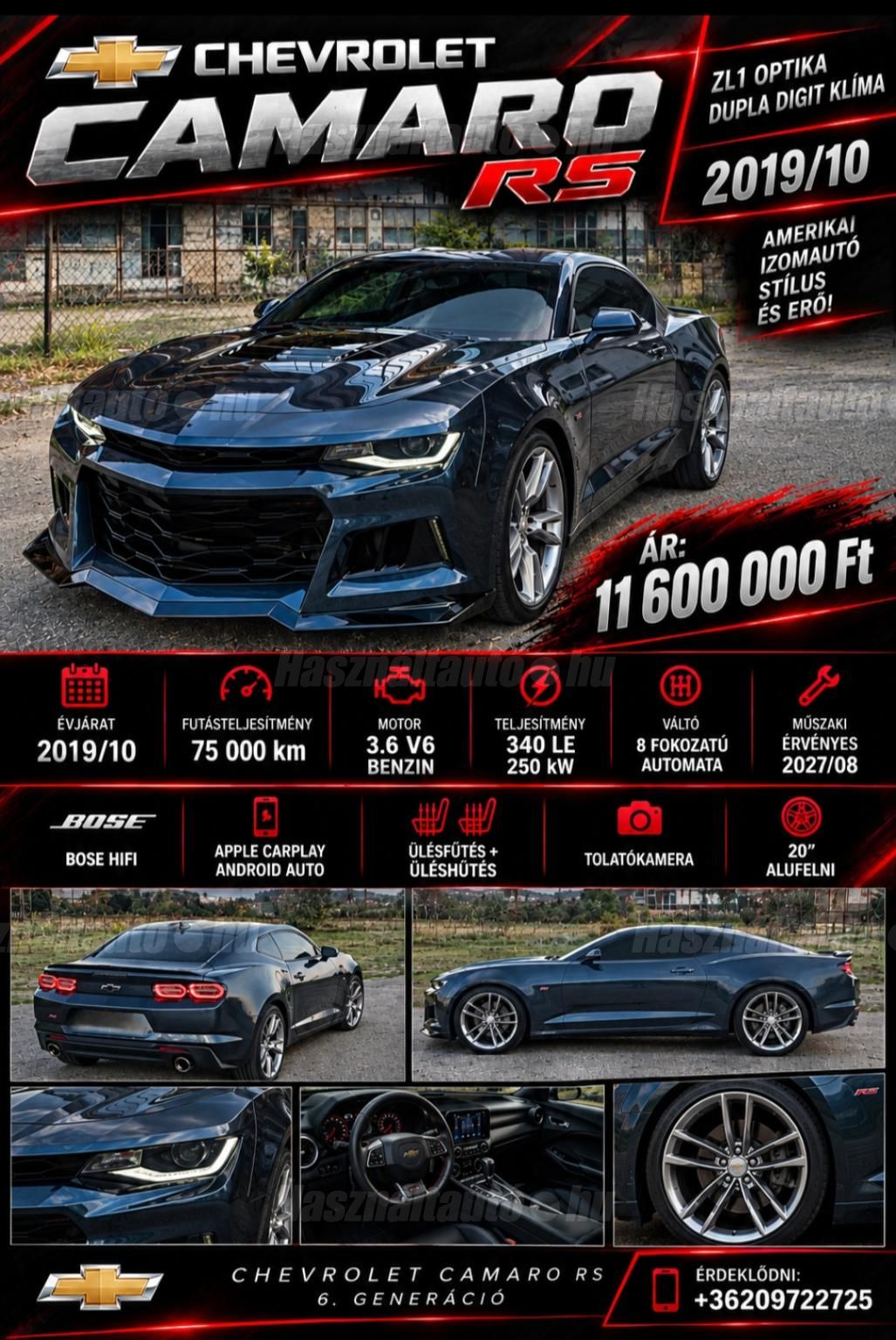 CHEVROLET CAMARO 2019/10 - 1