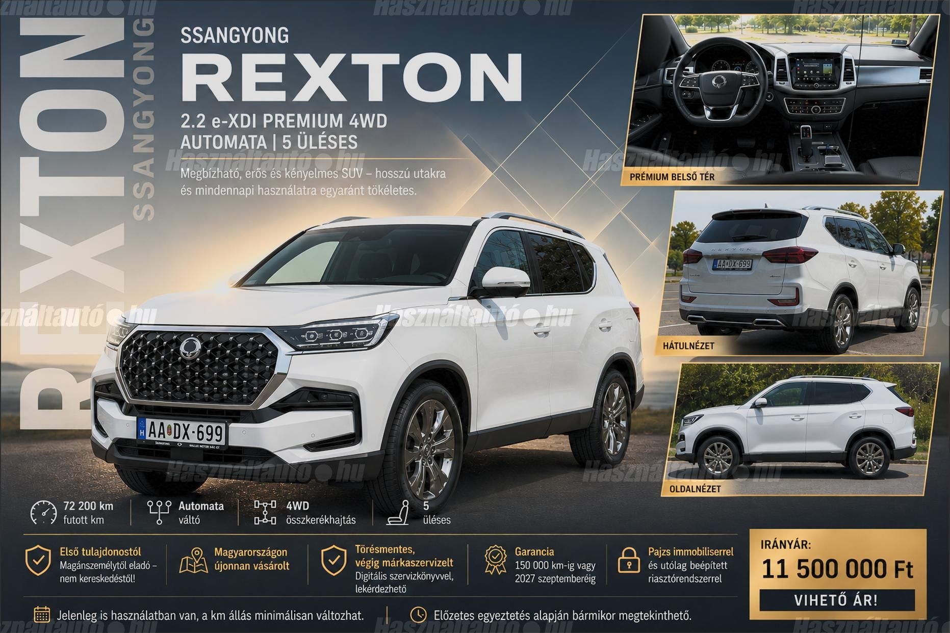 SSANGYONG REXTON 2022/9 - 1