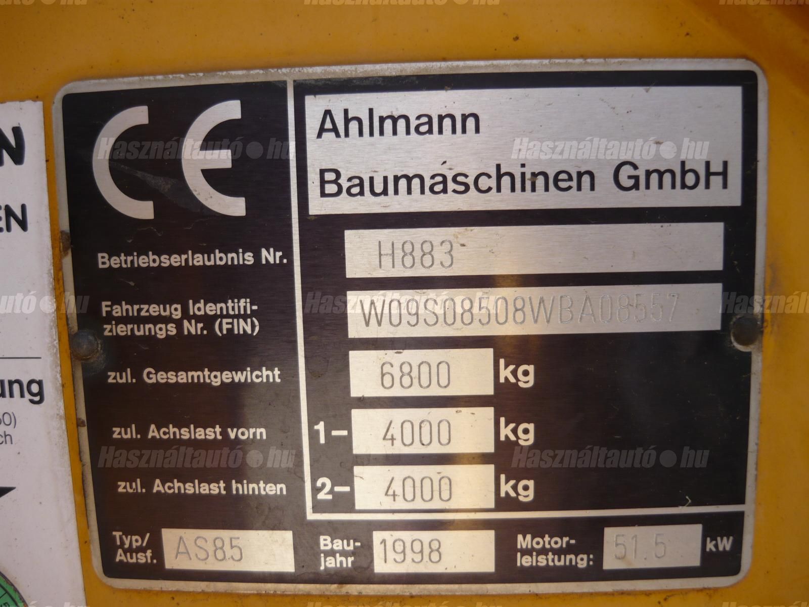 AHLMANN 1998 - 1