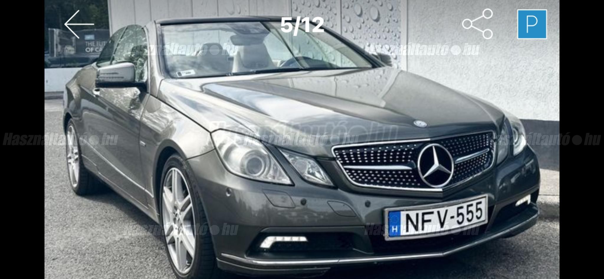 MERCEDES-BENZ E-OSZTÁLY 2011/1 - 1