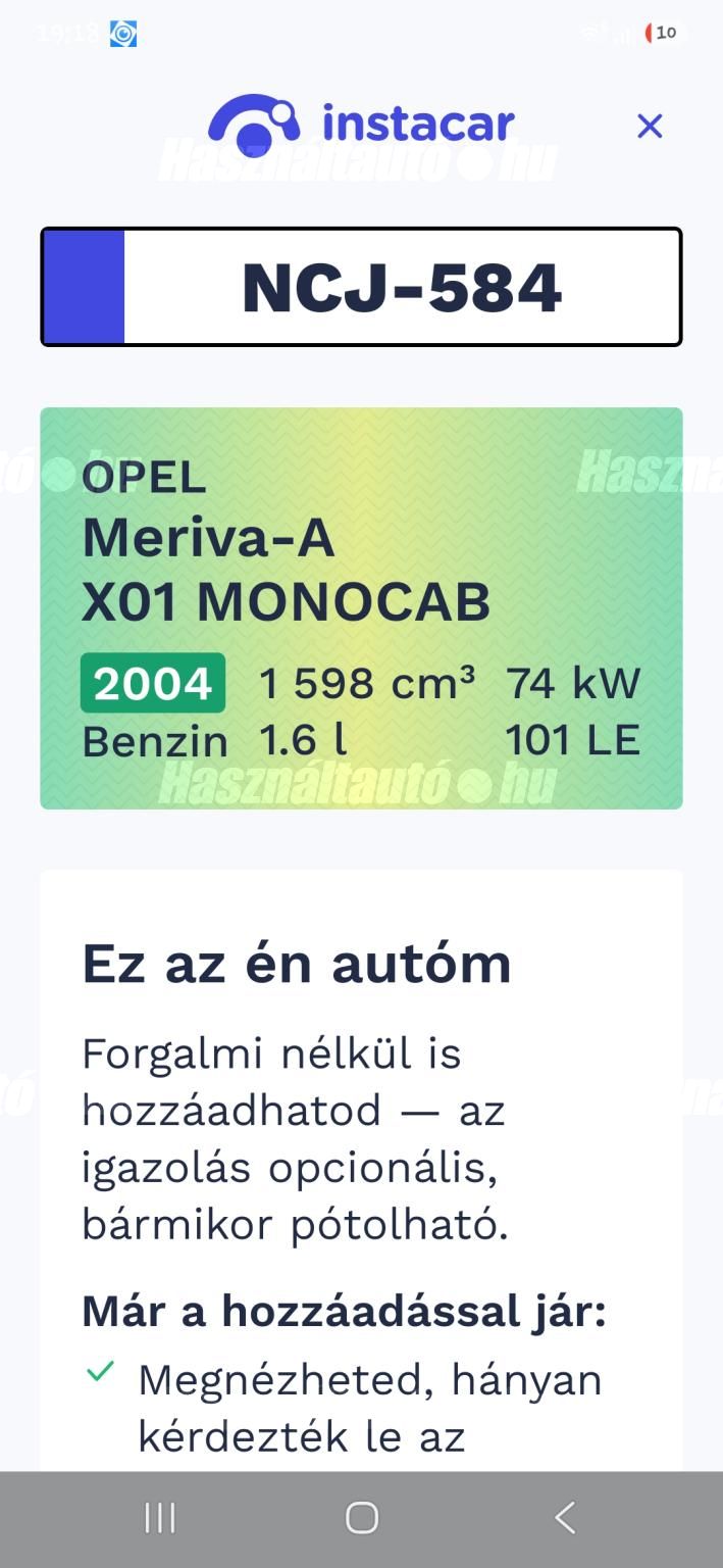 OPEL MERIVA A 2004/6 - 1