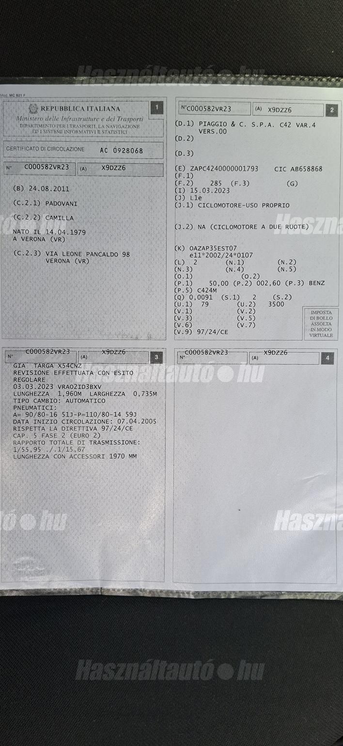PIAGGIO LIBERTY 50 2011/4 - 1