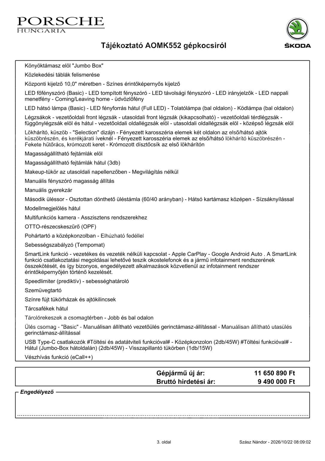 Normal Octavia Eladó SKODA OCTAVIA Ferdehátú (2026) | Használtautó.hu