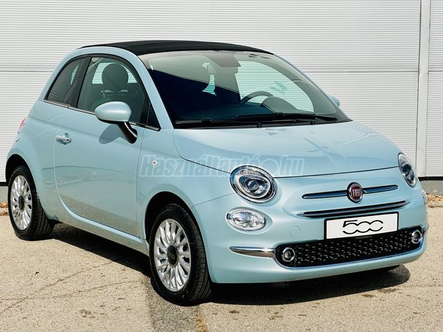 FIAT 500 500C 1.0 BSG Cabrio. Fekete vászontetővel FULL Felszereltséggel!Tesztautó. ÉV VÉGI ÁRESÉS