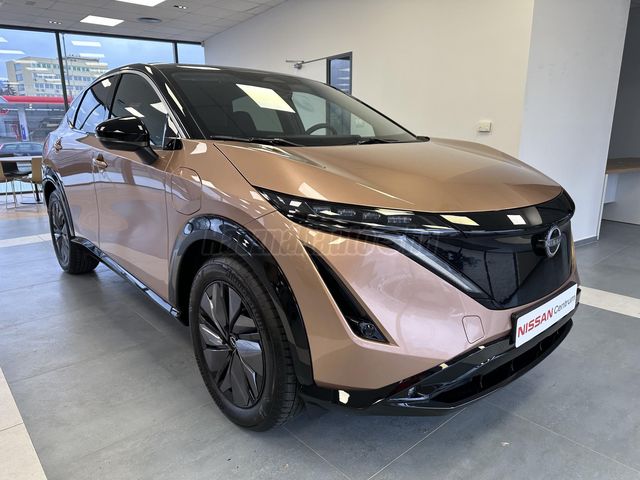 NISSAN ARIYA 63kWh Advance 22 kW fedélzeti töltő+360 fokos parkoló kamera mozgó tárgy észlelés KÉSZLETEN