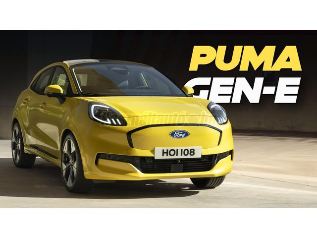 FORD PUMA GEN-E! AZ ÚJ VÁROSI ELEKTROMOS AUTÓ!