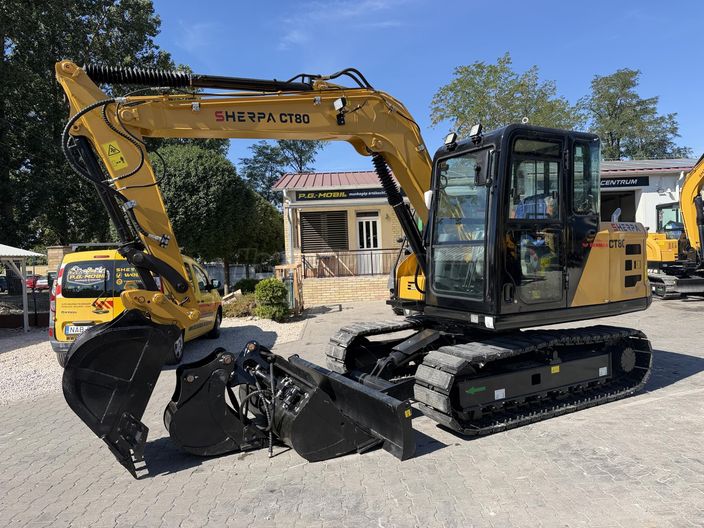 CARTER SHERPA CT80 Yanmar Motoros Gumihevederes Forgókotró ÚJ