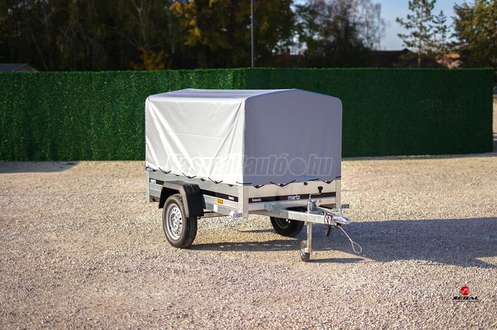 Új Basic 200 utánfutó rendszámmal, 80 cm-es ponyvával (110 cm) csak 479.000 Ft