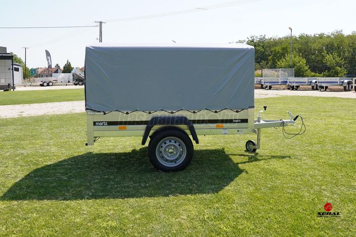 Új Basic 200 utánfutó rendszámmal, 80 cm-es ponyvával (110 cm) csak 479.000 Ft