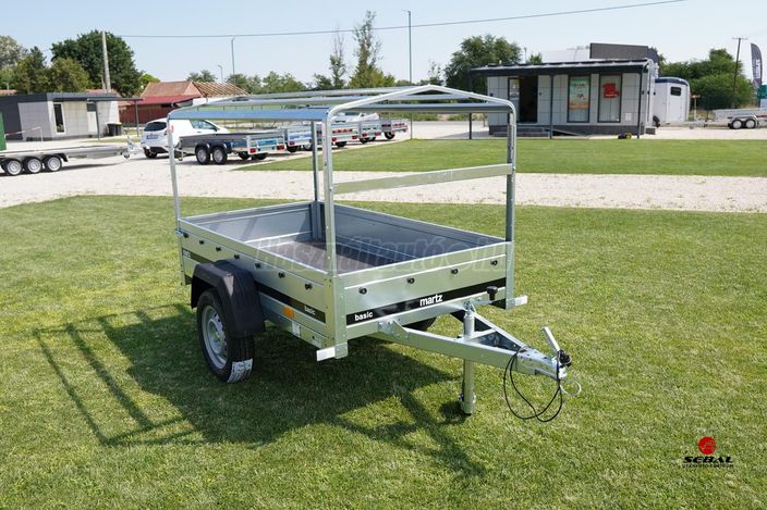 Új Basic 200 utánfutó rendszámmal, 80 cm-es ponyvával (110 cm) csak 479.000 Ft