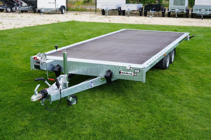 Új Martz GT PLATEAU 500 - 5 méteres (3000 kg) autószállító utánfutó