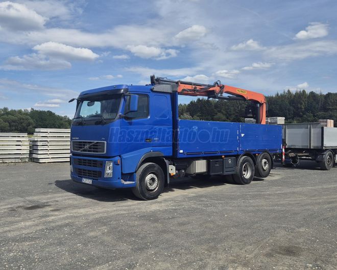 VOLVO FH480 6x2 kormányzott bogi + Palfinger PK18001L