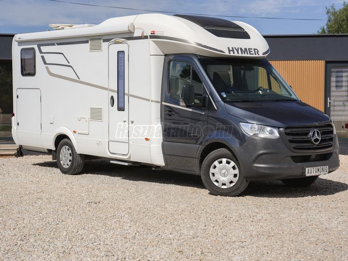 HYMER B 680 Mercedes Teljes felszereltség. 3.5t. Omnistor. Klíma. Solar. TV. Biciklita