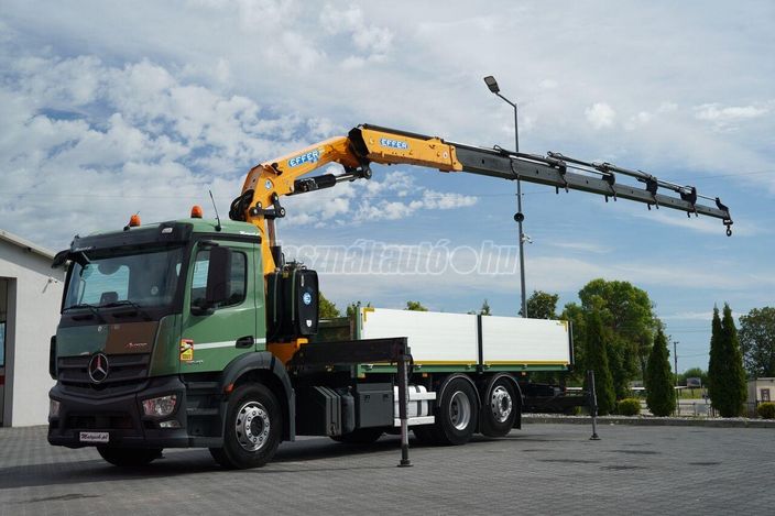 MERCEDES-BENZ ANTOS 2540 / 6x2 / SKRZYNIOWY 6.4 M / HDS EFFER CRANE 265 / MAX