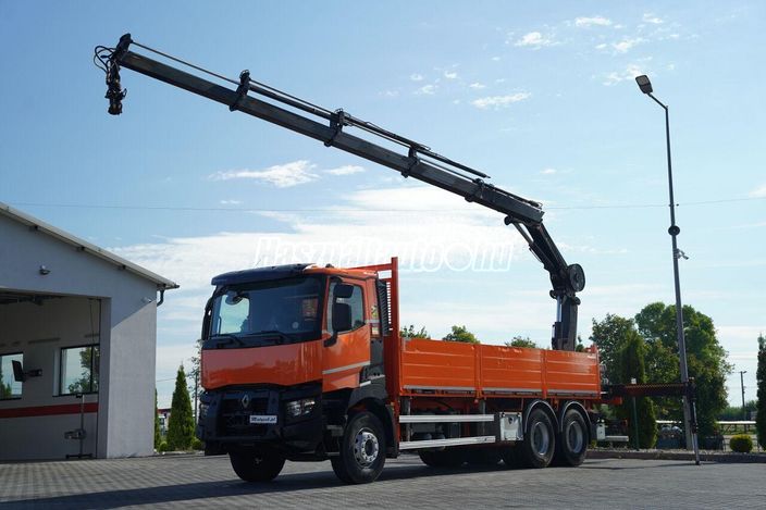 RENAULT C 430 / 6x4 / SKRZYNIOWY 6.8 M + HDS HIAB 188 ES-4 / WYSÓW 12.5