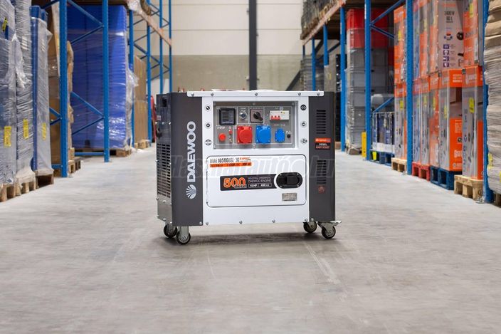 Áramfejlesztő 8.1 KW - Dizel Aggregátor - 8.1 KW Daewoo Áramfejlesztő - Vasárnap is