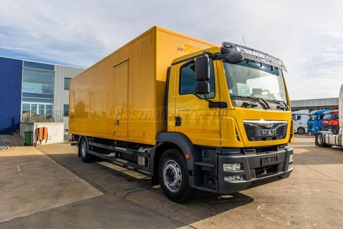 MAN TGM 18.250 4X2 DOBOZOS-EMELŐHÁTFALAS