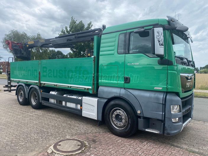 MAN TGX 26.520 6X2 PLATÓS-DARUS