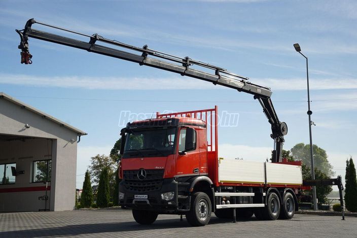 MERCEDES-BENZ AROCS 2640 / 6x4 / SKRZYNIOWY - 6.5 M / HDS HIAB X- HIDUO 188 ES