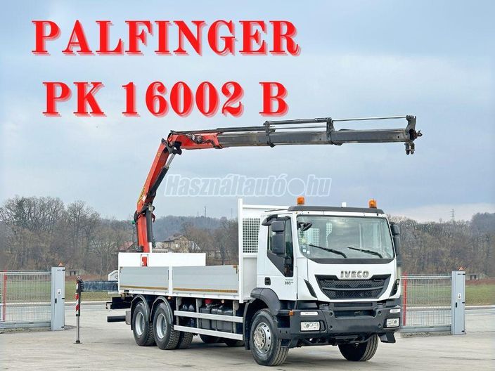 IVECO TRAKKER 360 * PRITSCHE 6.80* PK 16002 B+FUNK*6x4