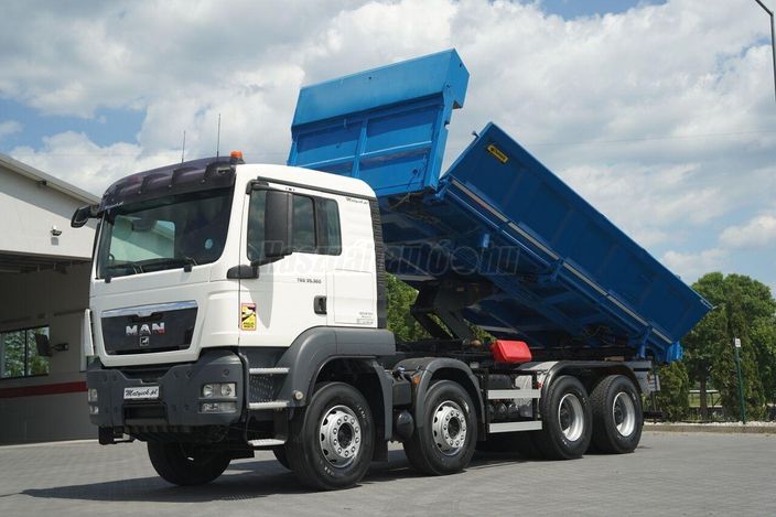 MAN TGS 35.360 / 8x4 / WYWROTKA 2 STRONNA  / HYDROBURTA / BORDMATIK