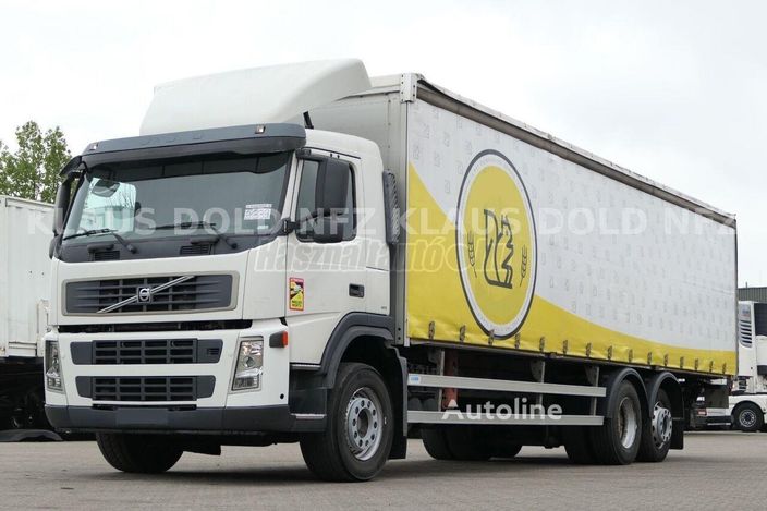 VOLVO FM 12.380 6×2 Curtainsider Truck with Lift / Steering Axle / Tai